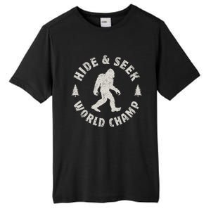 Bigfoot Hide And Seek World Champion Sasquatch Tall Fusion ChromaSoft Performance T-Shirt