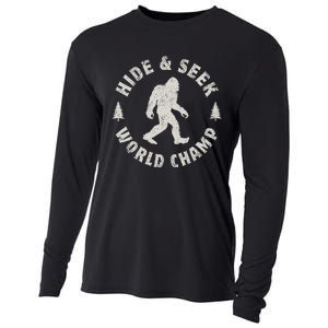 Bigfoot Hide And Seek World Champion Sasquatch Cooling Performance Long Sleeve Crew