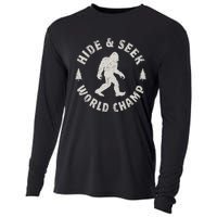 Bigfoot Hide And Seek World Champion Sasquatch Cooling Performance Long Sleeve Crew