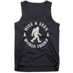 Bigfoot Hide And Seek World Champion Sasquatch Tank Top