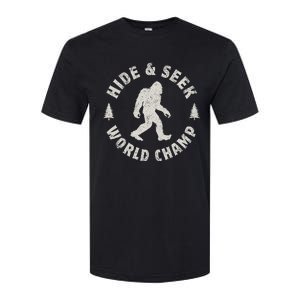 Bigfoot Hide And Seek World Champion Sasquatch Softstyle CVC T-Shirt