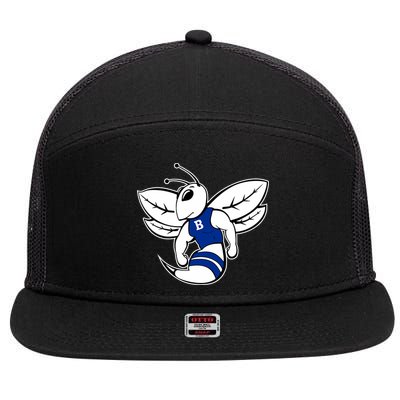 Bryant Hornets 7 Panel Mesh Trucker Snapback Hat