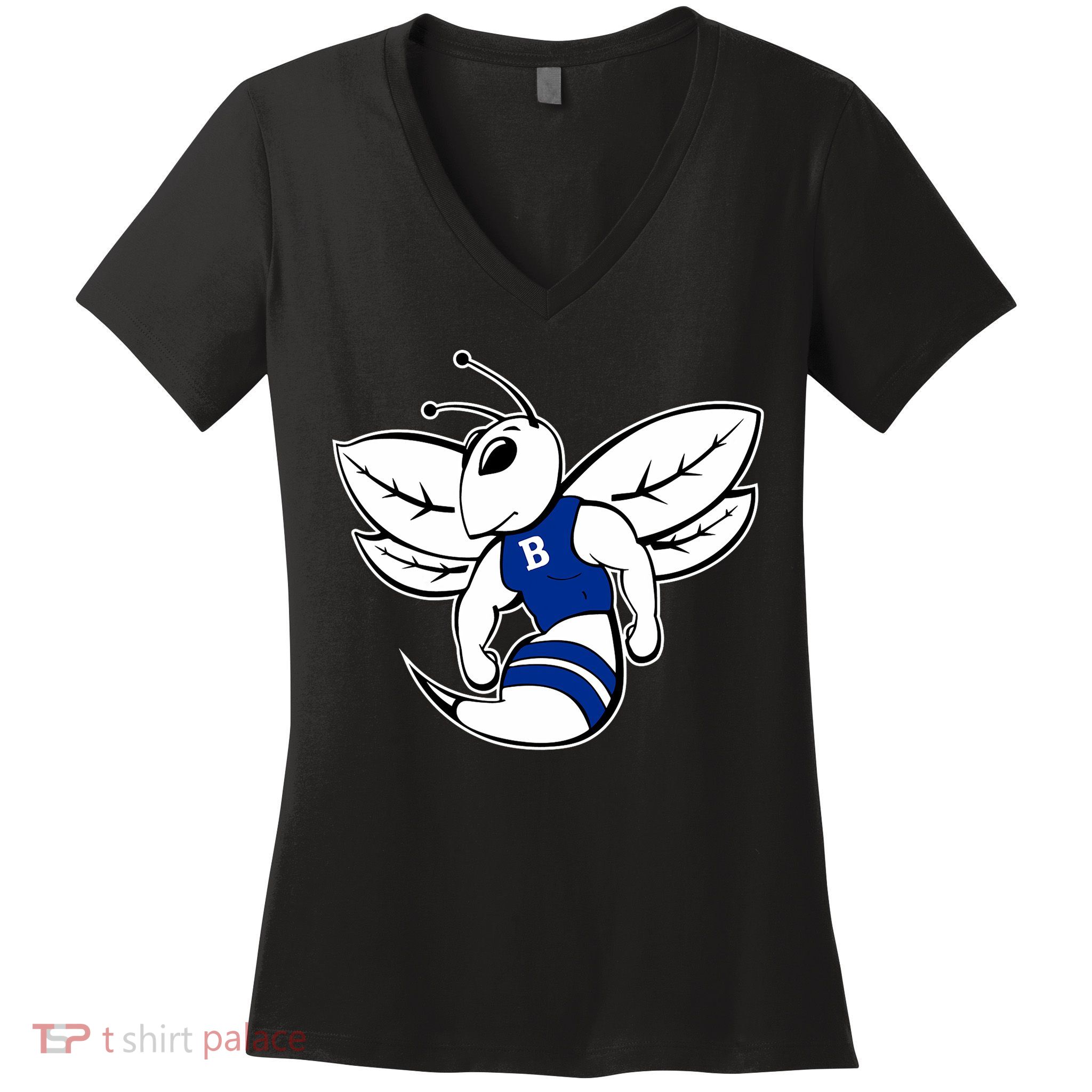 Bryant Hornets Women's V-Neck T-Shirt