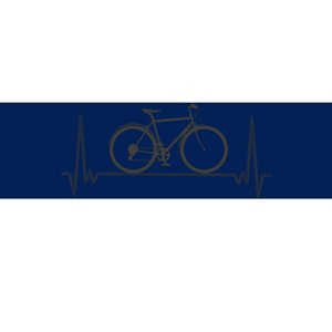 Bicycle Heartbeat Bumper Sticker