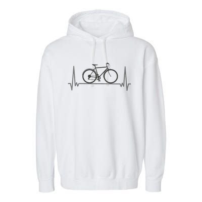 Bicycle Heartbeat Garment-Dyed Fleece Hoodie