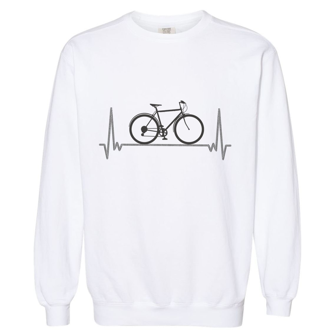 Bicycle Heartbeat Garment-Dyed Sweatshirt