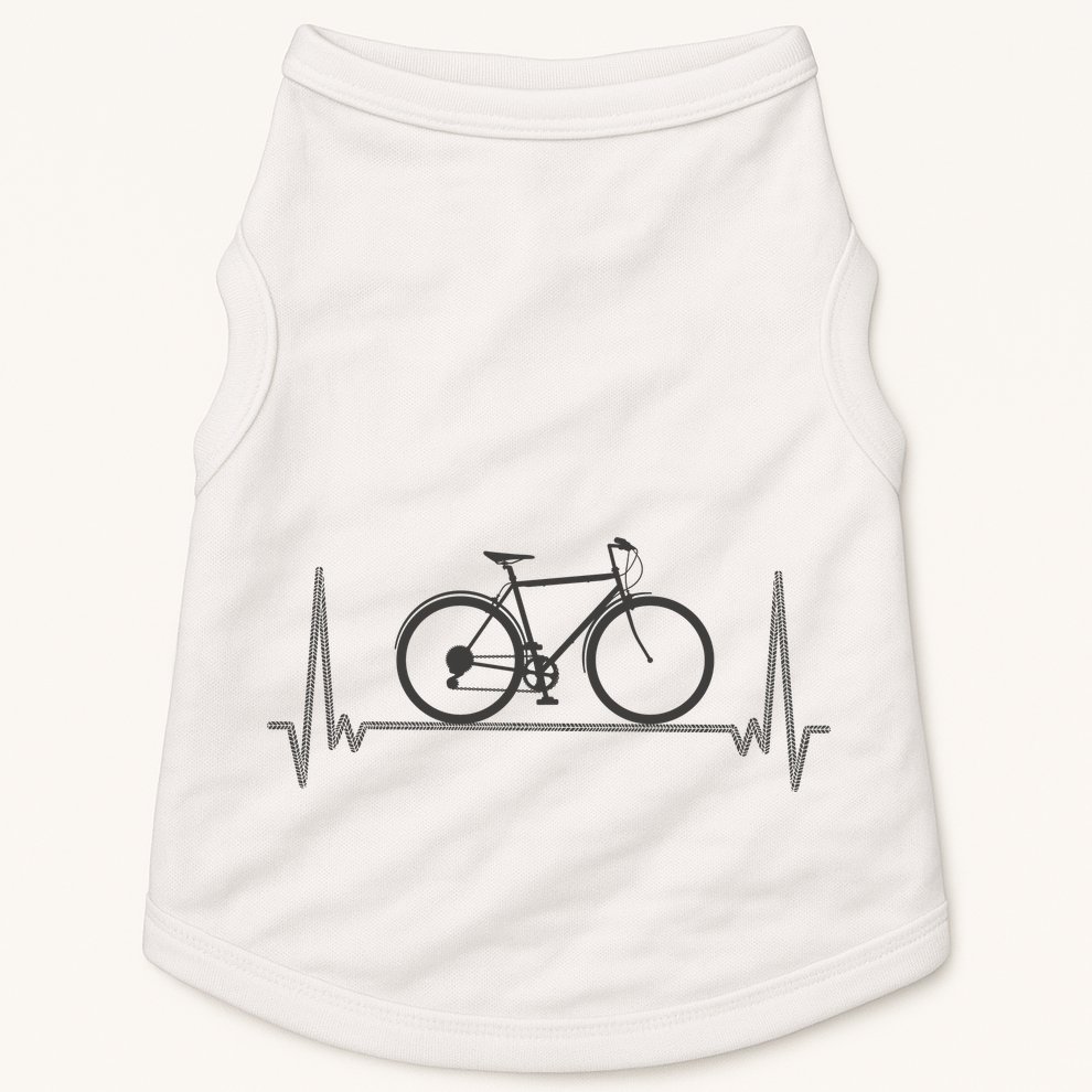 Bicycle Heartbeat Doggie Tank
