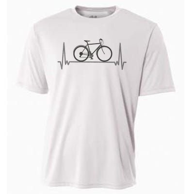 Bicycle Heartbeat Cooling Performance Crew T-Shirt