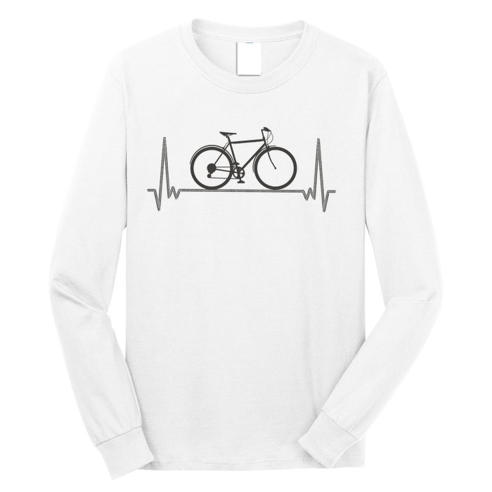 Bicycle Heartbeat Long Sleeve Shirt