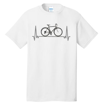 Bicycle Heartbeat Tall T-Shirt