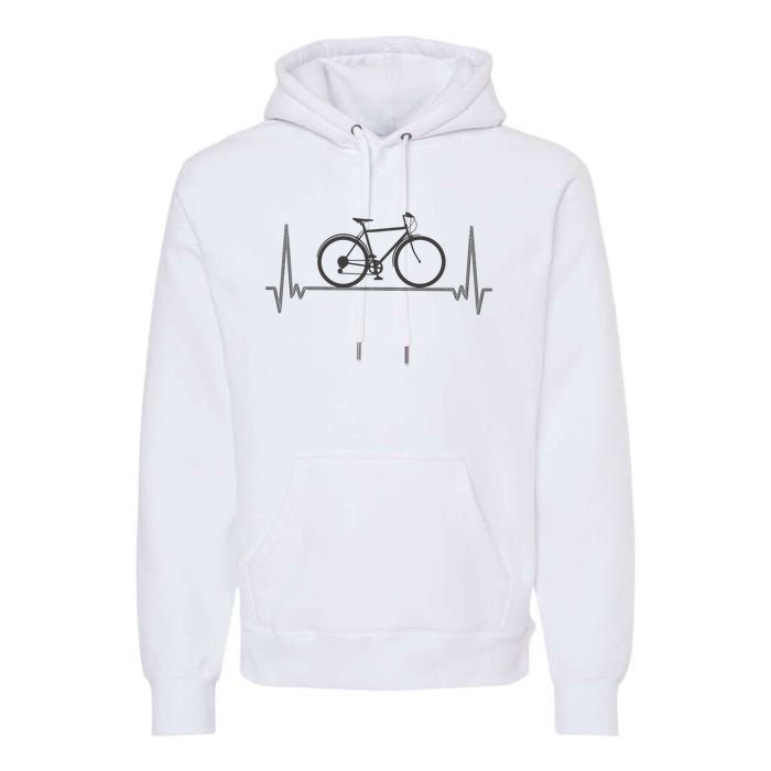 Bicycle Heartbeat Premium Hoodie