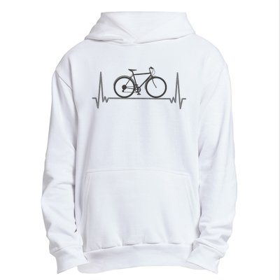 Bicycle Heartbeat Urban Pullover Hoodie