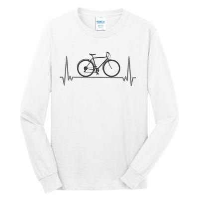 Bicycle Heartbeat Tall Long Sleeve T-Shirt