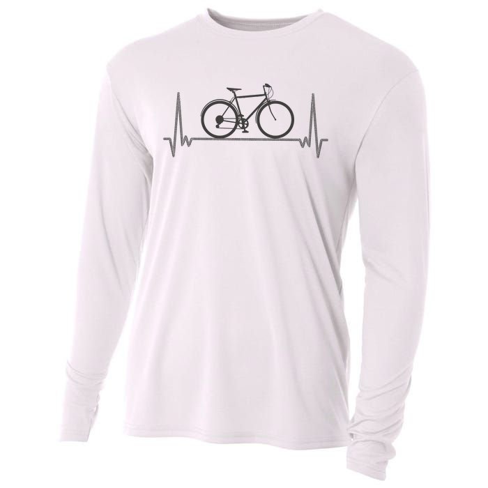 Bicycle Heartbeat Cooling Performance Long Sleeve Crew