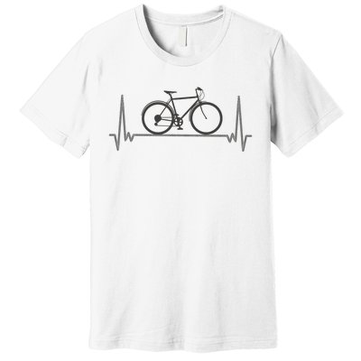 Bicycle Heartbeat Premium T-Shirt