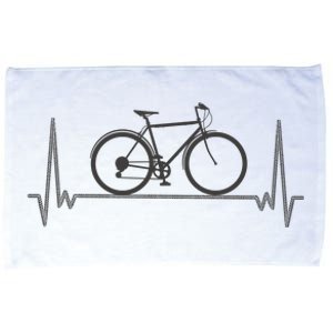 Bicycle Heartbeat Microfiber Hand Towel