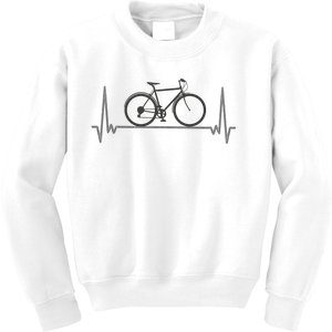 Bicycle Heartbeat Kids Sweatshirt