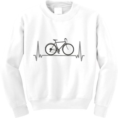 Bicycle Heartbeat Kids Sweatshirt