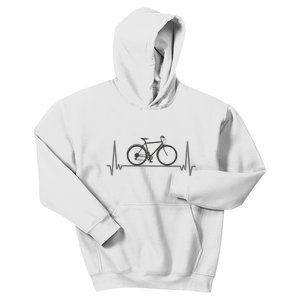 Bicycle Heartbeat Kids Hoodie