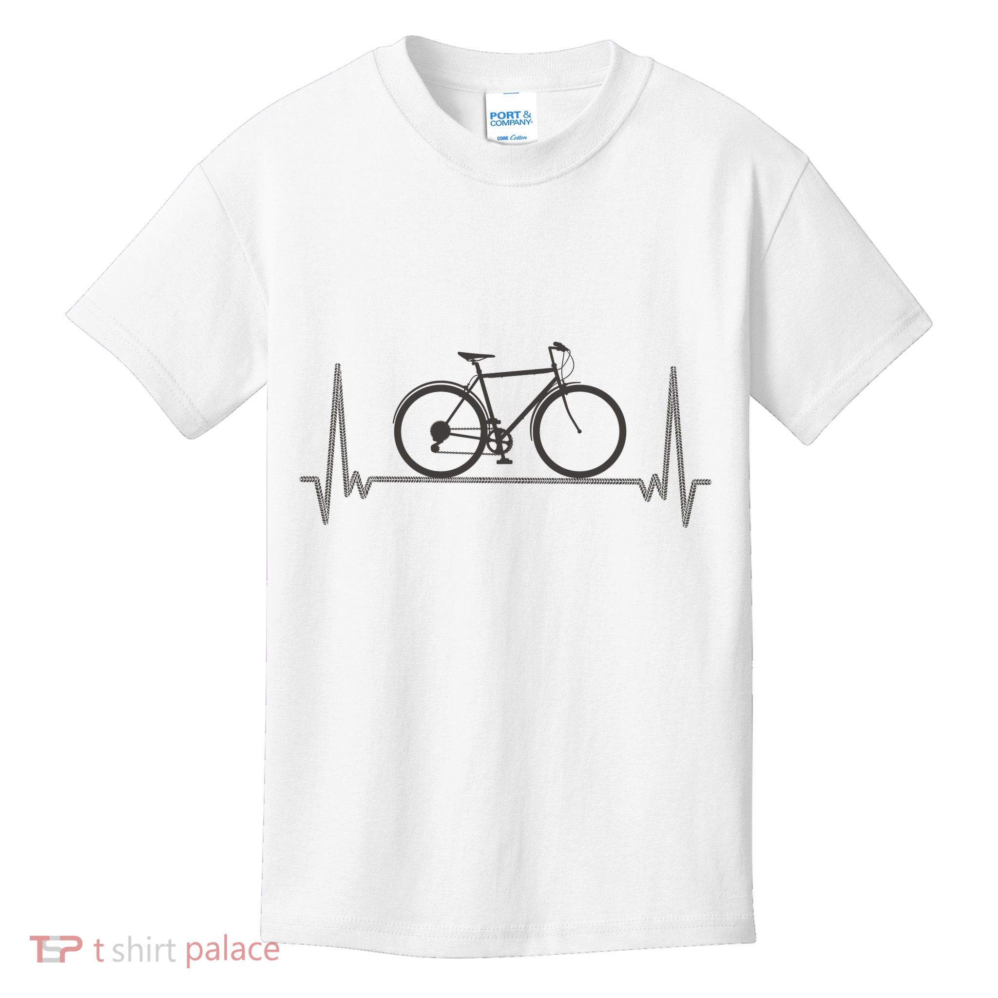 Bicycle Heartbeat Kids T-Shirt