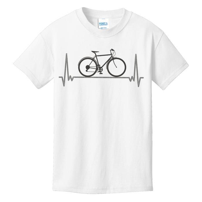 Bicycle Heartbeat Kids T-Shirt