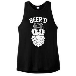 BeerD Hop Beard For Beer Ers Costume Great Gift Ladies PosiCharge Tri-Blend Wicking Tank