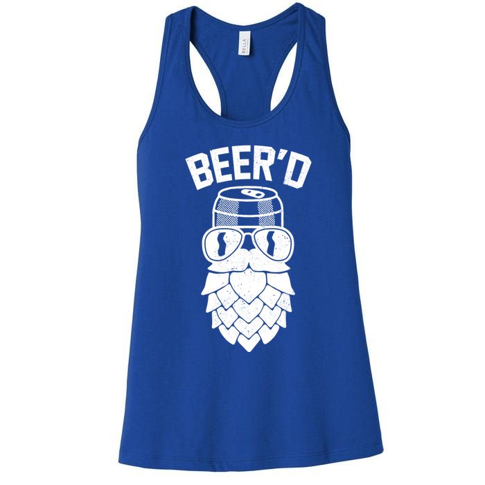 BeerD Hop Beard For Beer Ers Costume Great Gift Women's Racerback Tank