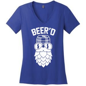 BeerD Hop Beard For Beer Ers Costume Great Gift Women's V-Neck T-Shirt