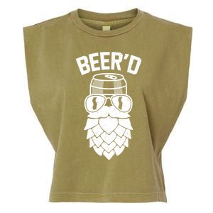 BeerD Hop Beard For Beer Ers Costume Great Gift Garment-Dyed Women's Muscle Tee