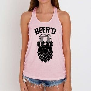 BeerD Hop Beard For Beer Ers Costume Great Gift Women's Knotted Racerback Tank