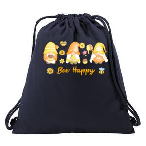 Bee Happy Beekeeping Honey Bee Gnome Gift Drawstring Bag