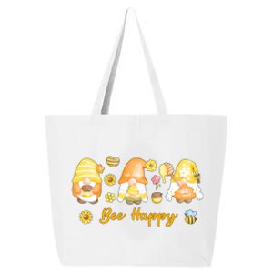 Bee Happy Beekeeping Honey Bee Gnome Gift 25L Jumbo Tote