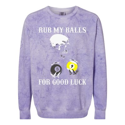 Billiards Halloween Colorblast Crewneck Sweatshirt