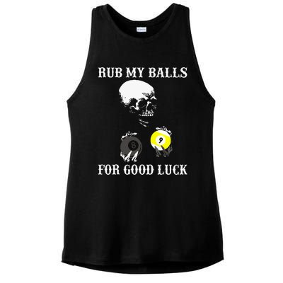 Billiards Halloween Ladies PosiCharge Tri-Blend Wicking Tank