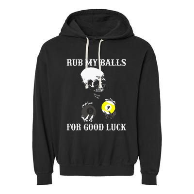 Billiards Halloween Garment-Dyed Fleece Hoodie