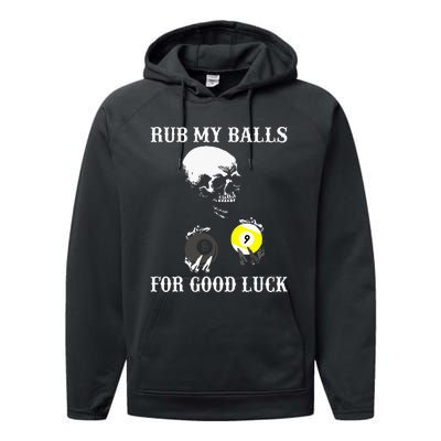 Billiards Halloween Performance Fleece Hoodie