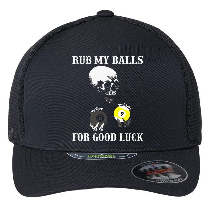 Billiards Halloween Flexfit Unipanel Trucker Cap