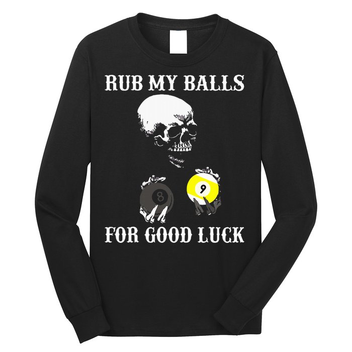 Billiards Halloween Long Sleeve Shirt