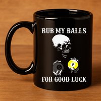 Billiards Halloween 11oz C Handle Ceramic Mug