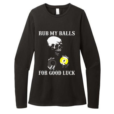 Billiards Halloween Womens CVC Long Sleeve Shirt