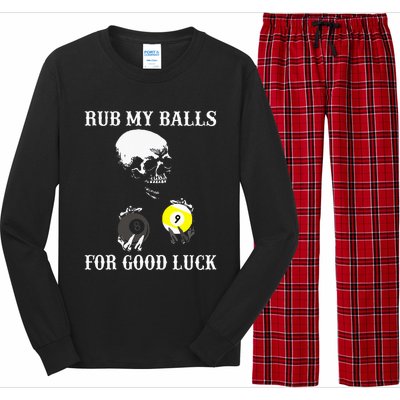 Billiards Halloween Long Sleeve Pajama Set