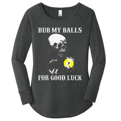 Billiards Halloween Women's Perfect Tri Tunic Long Sleeve Shirt