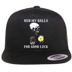 Billiards Halloween Flat Bill Trucker Hat