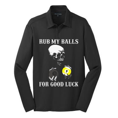 Billiards Halloween Silk Touch Performance Long Sleeve Polo