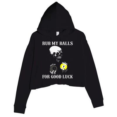 Billiards Halloween Crop Fleece Hoodie