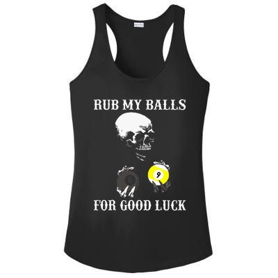 Billiards Halloween Ladies PosiCharge Competitor Racerback Tank