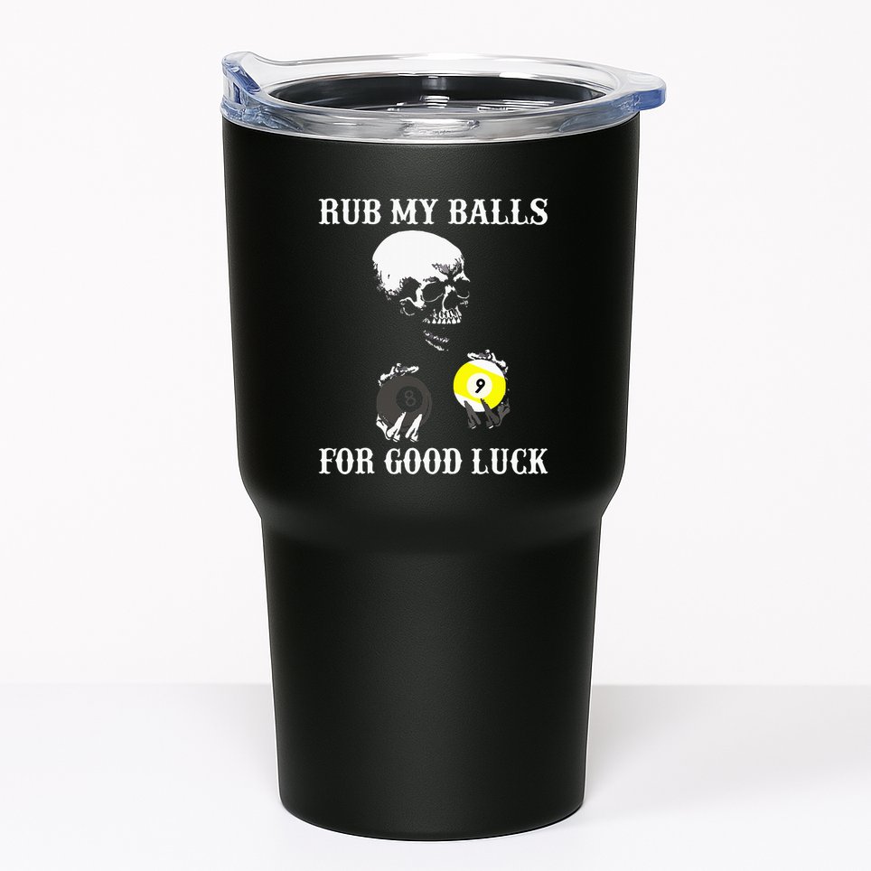 Billiards Halloween Tumbler