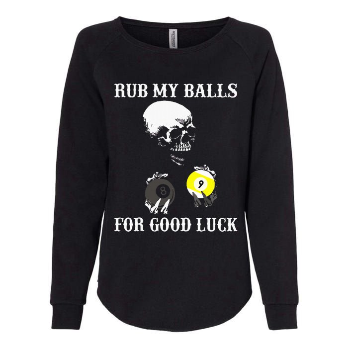 Billiards Halloween Womens California Wash Sweatshirt