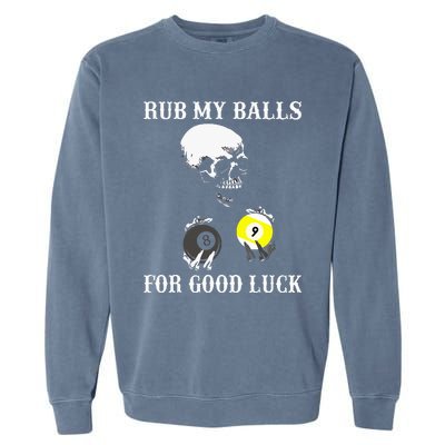 Billiards Halloween Garment-Dyed Sweatshirt