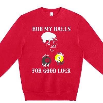 Billiards Halloween Premium Crewneck Sweatshirt